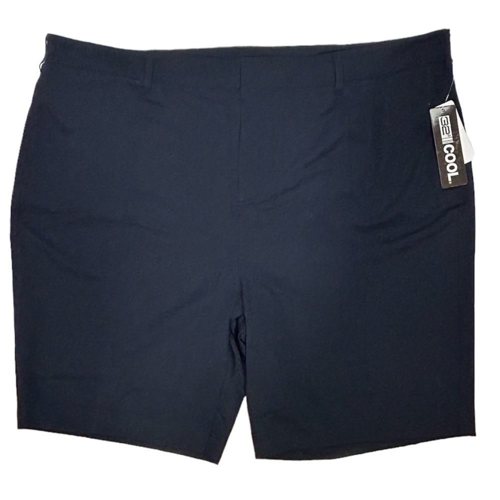 NEW 32 Degrees Men’s Stretch Golf Causal Chino Classic Shorts Hero Navy
